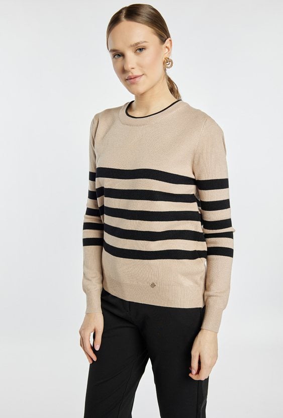 Sweter damski w paski