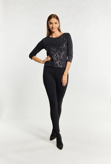 T-shirt damski z wzorem