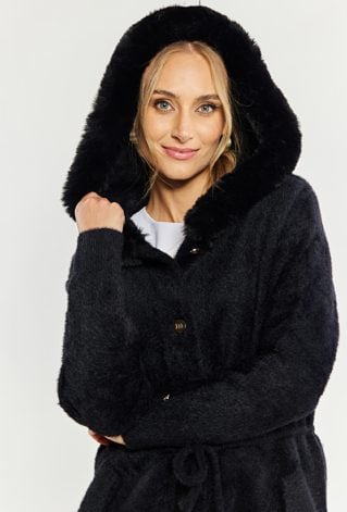 Długi sweter płaszczowy