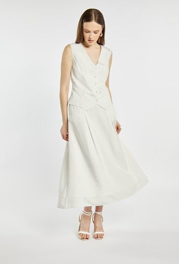 Spódnica damska z wiskozy