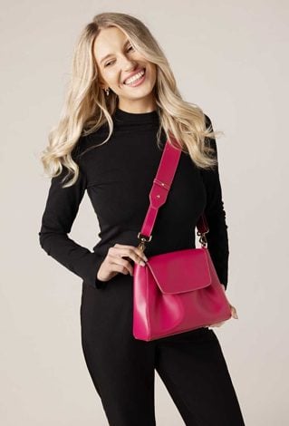 Mała torebka ze skóry naturalnej