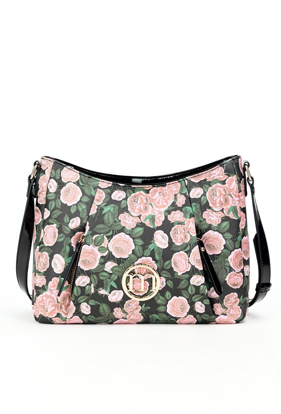 Torba damska z kwiatowym wzorem