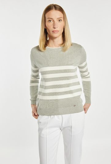 Sweter damski w paski