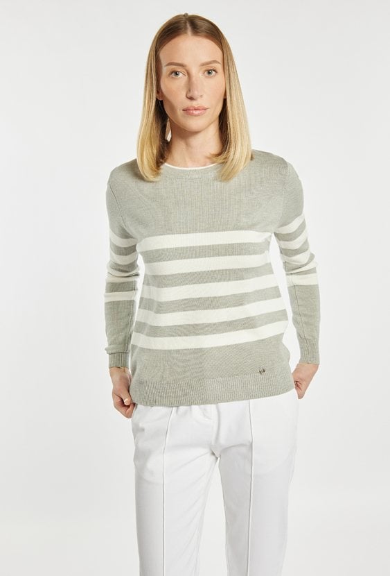 Sweter damski w paski