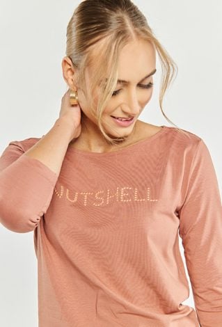 T-shirt damski z bawełny