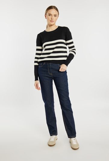 Sweter damski w paski