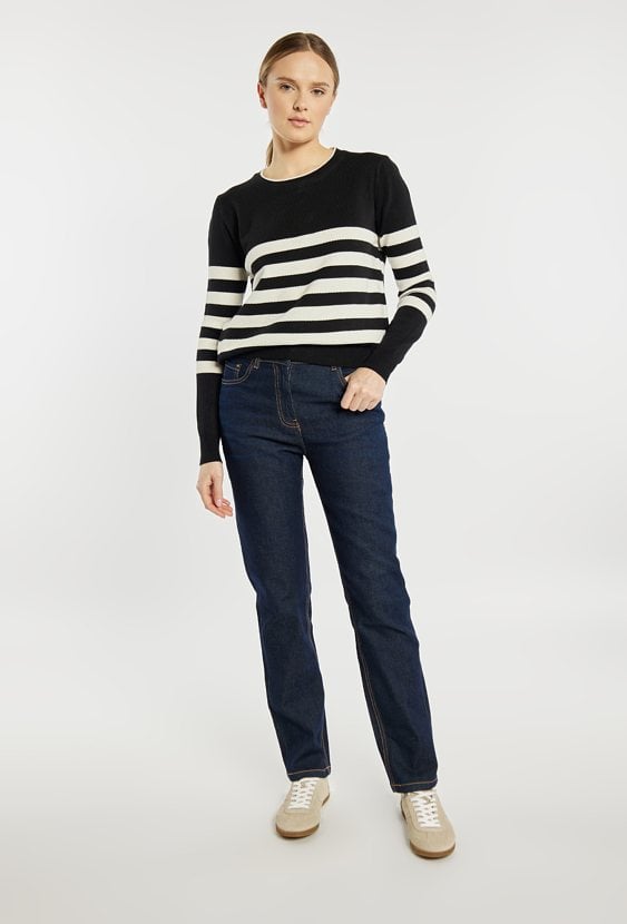 Sweter damski w paski