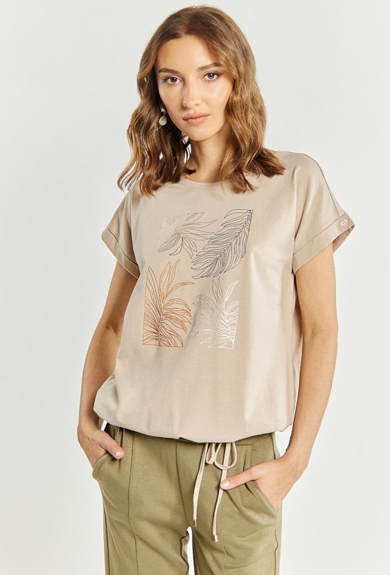 T-shirt damski z wzorem