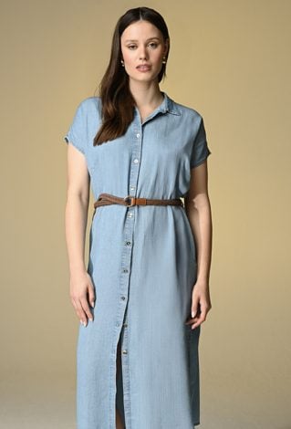 Szmizjerka dżinsowa z lyocell