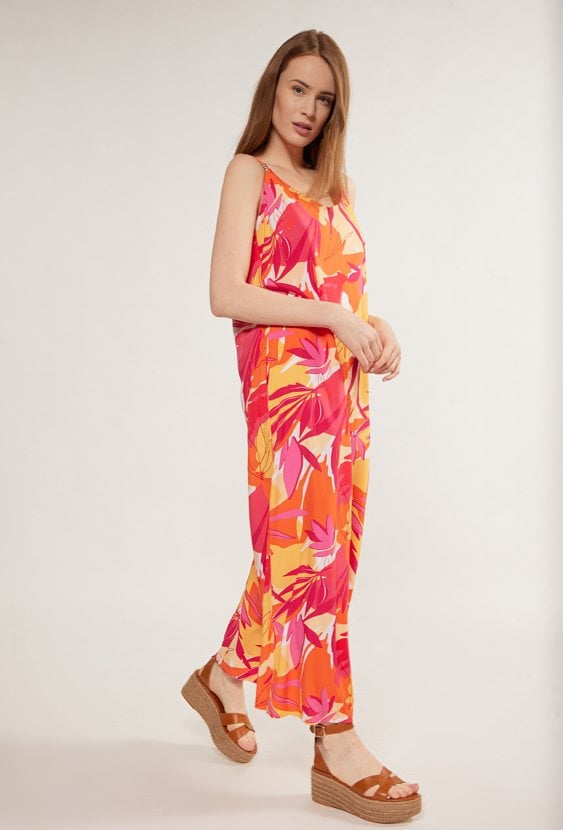 Wzorzysta sukienka maxi