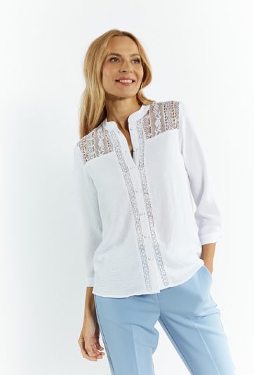 Koszula damska z koronką