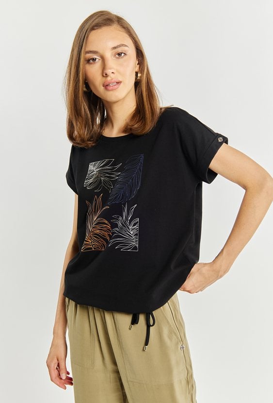 T-shirt damski z wzorem