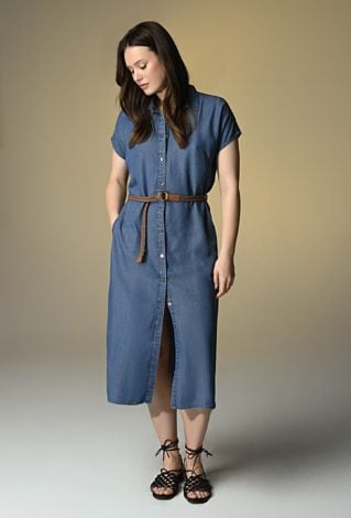 Szmizjerka dżinsowa z lyocell