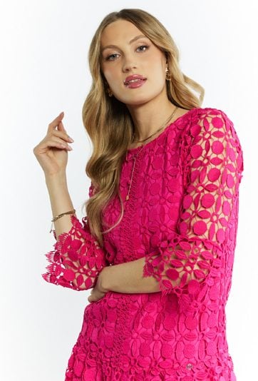 Koronkowa sukienka mini