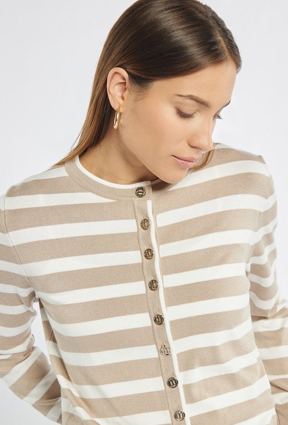 Rozpinany sweter damski