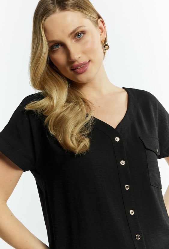 Bluzka damska z kieszonką