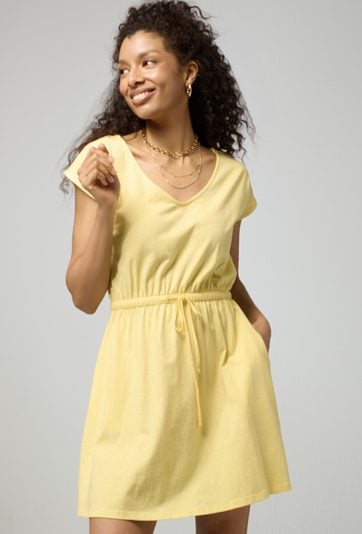 Bawełniana sukienka z krótkim rękawem