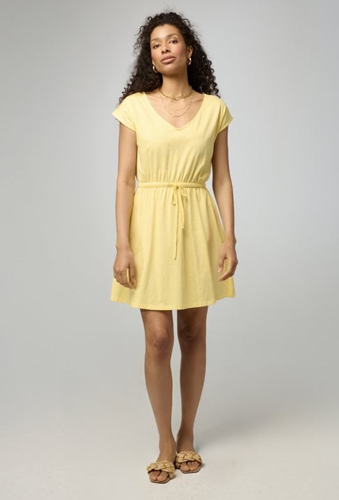 Bawełniana sukienka z krótkim rękawem