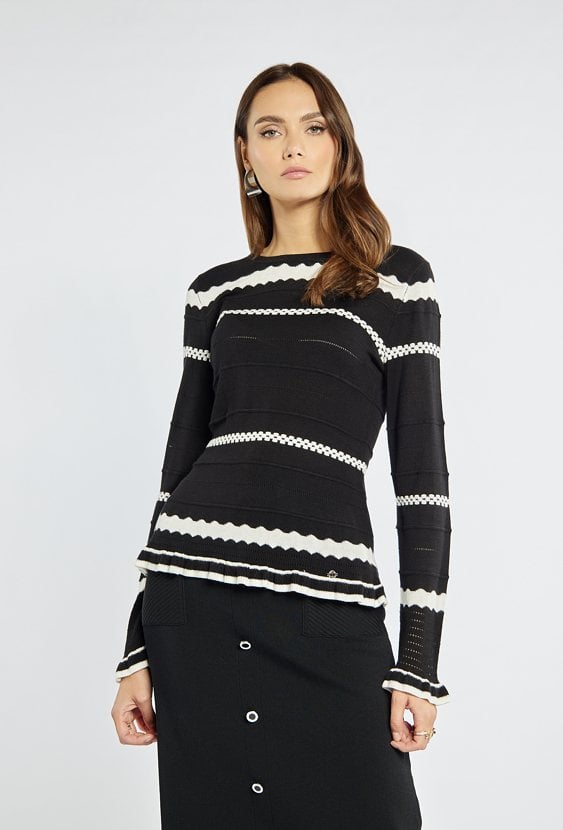 Sweter z cienkiej wiskozy