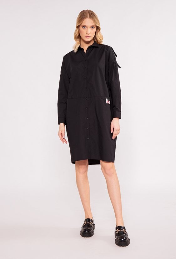 Koszulowa sukienka damska