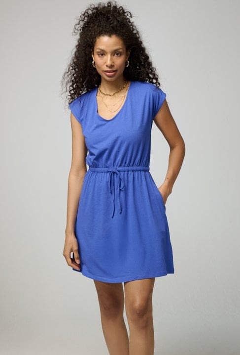 Bawełniana sukienka z krótkim rękawem