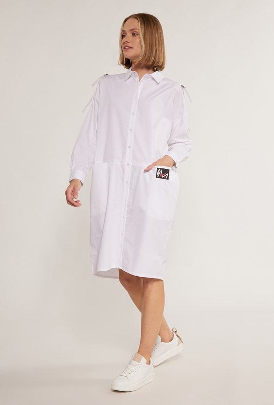 Koszulowa sukienka damska