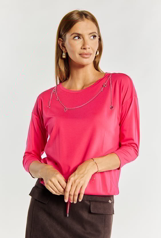 Bluza damska z łańcuszkiem