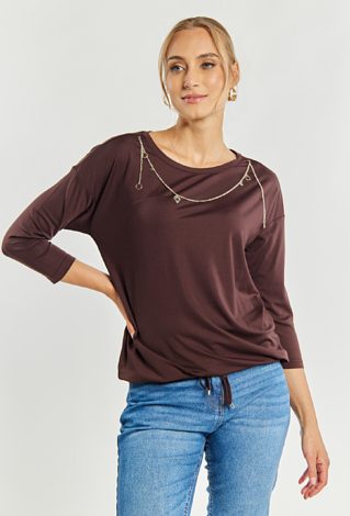 Bluza damska z łańcuszkiem