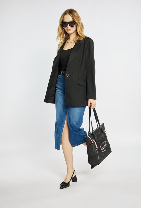 Tekstylna torba z napisem