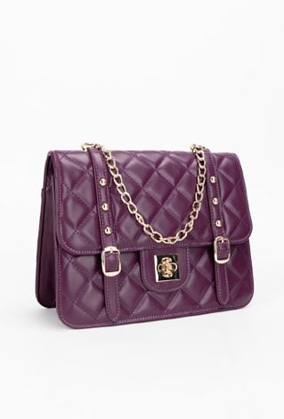 Pikowana torba damska typu crossbody