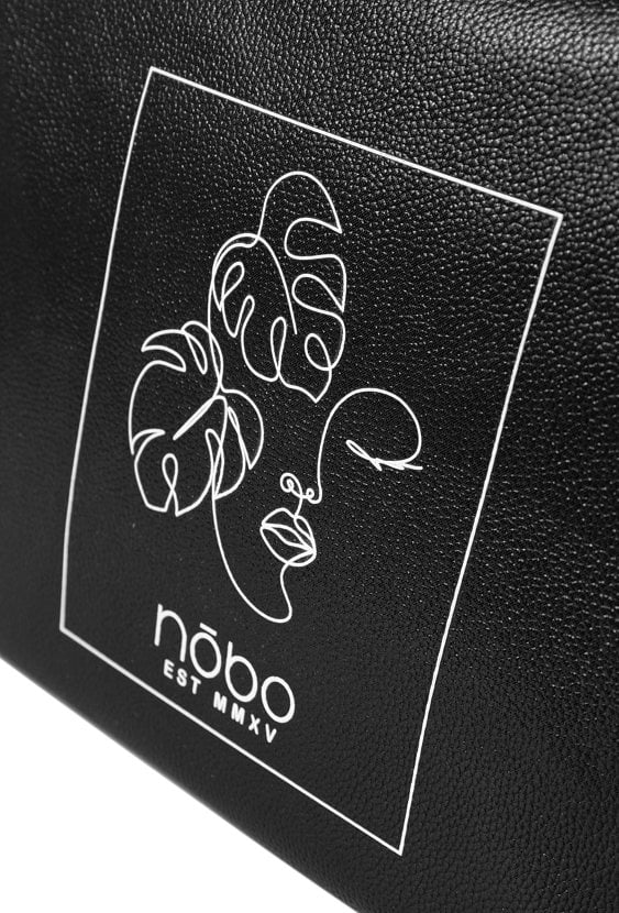 Duże etui Nobo z metalicznym połyskiem