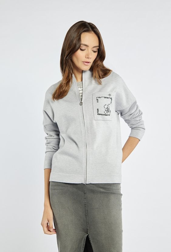 Sweter damski z kieszonką