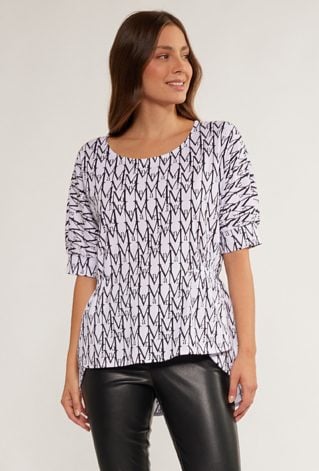 Bluzka damska z wzorem