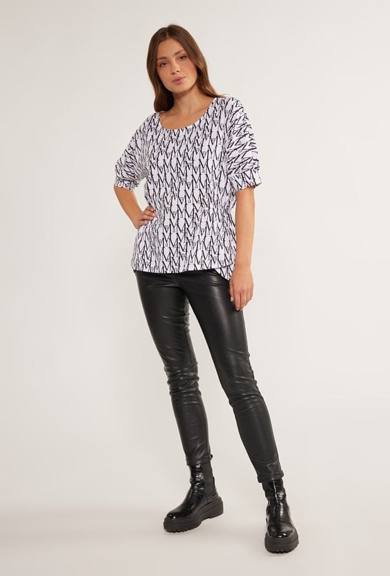 Bluzka damska z wzorem