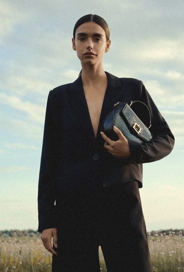 Torebka damska z klapą