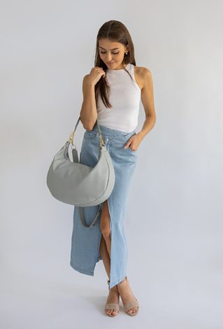 Shopperka ze skóry naturalnej