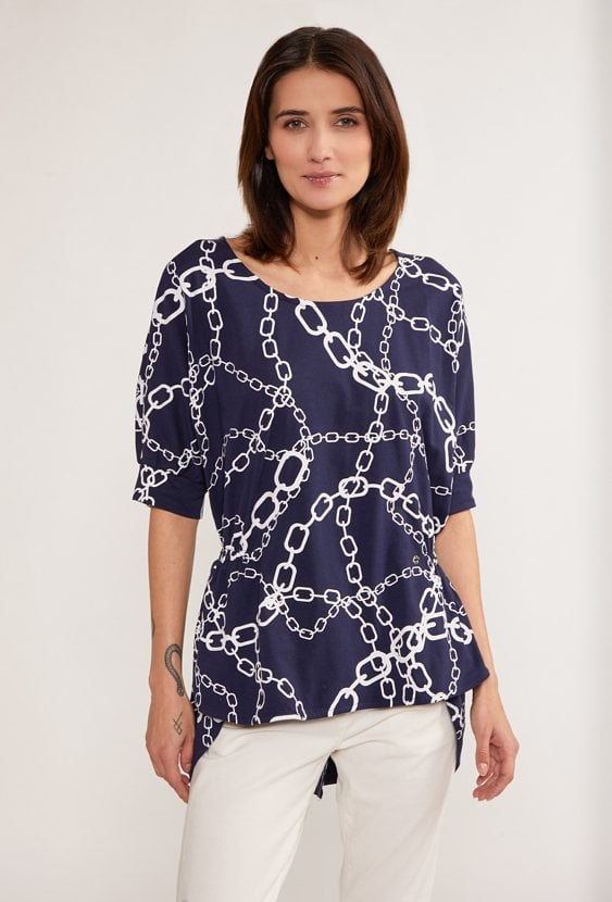 Bluzka damska z wzorem