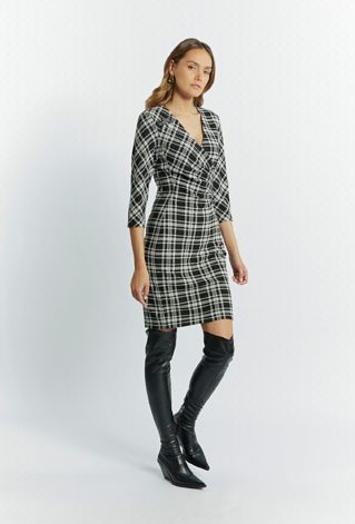 Sukienka damska z domieszką bawełny