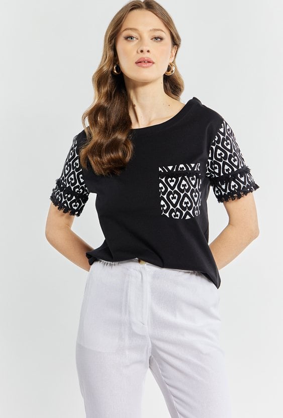 Bawełniany T-shirt damski
