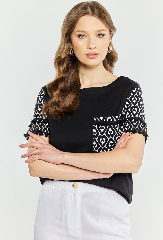 Bawełniany T-shirt damski