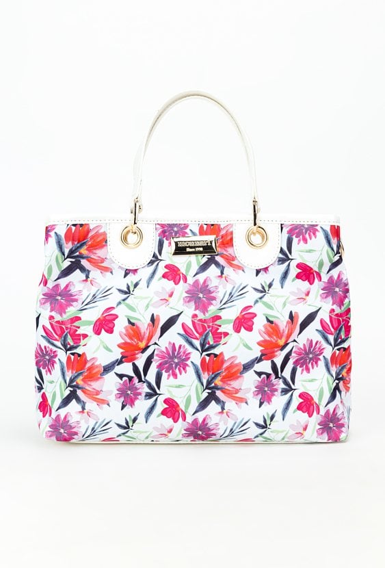 Torba z kwiatowym wzorem