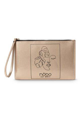 Małe etui Nobo z metalicznym połyskiem