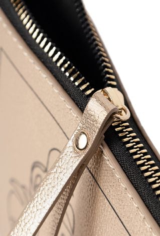 Małe etui Nobo z metalicznym połyskiem