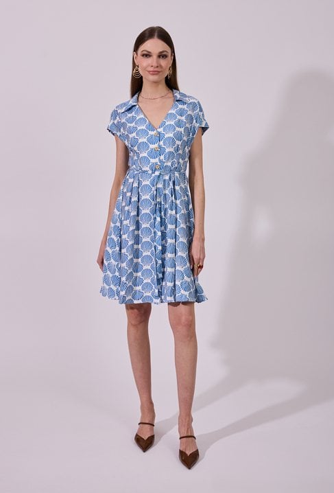 Sukienka mini z wiązaniem