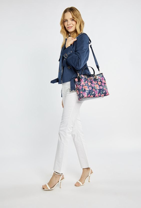 Torba z kwiatowym wzorem