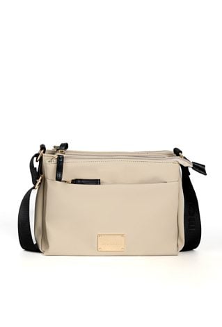 Trzykomorowa torebka damska