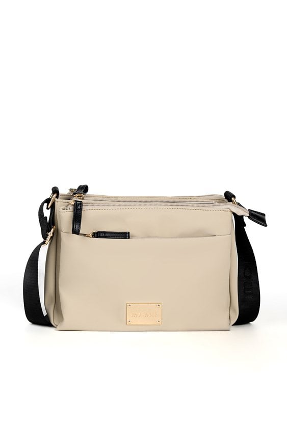 Trzykomorowa torebka damska