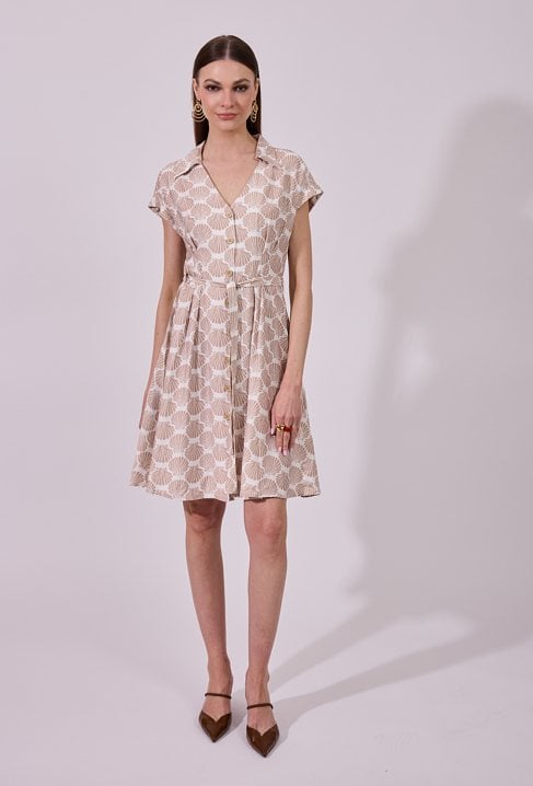 Sukienka mini z wiązaniem