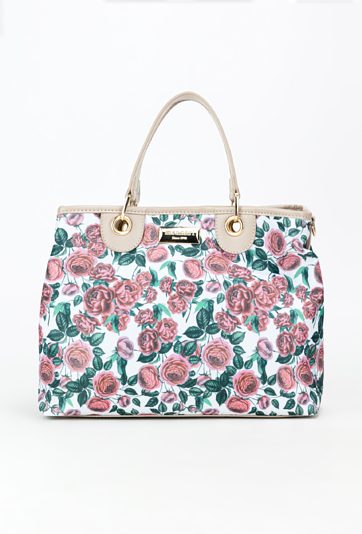 Torba z kwiatowym wzorem