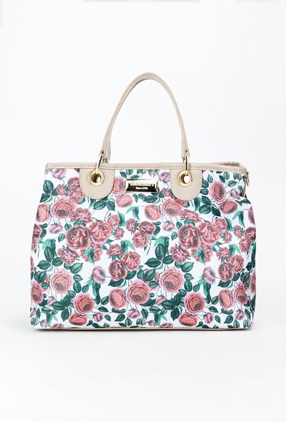 Torba z kwiatowym wzorem